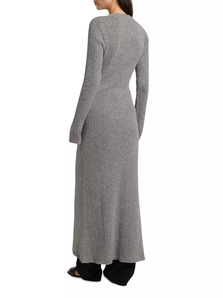 The Elder Statesman Bungalow Cashmere Rib-Knit Maxi Dress 5