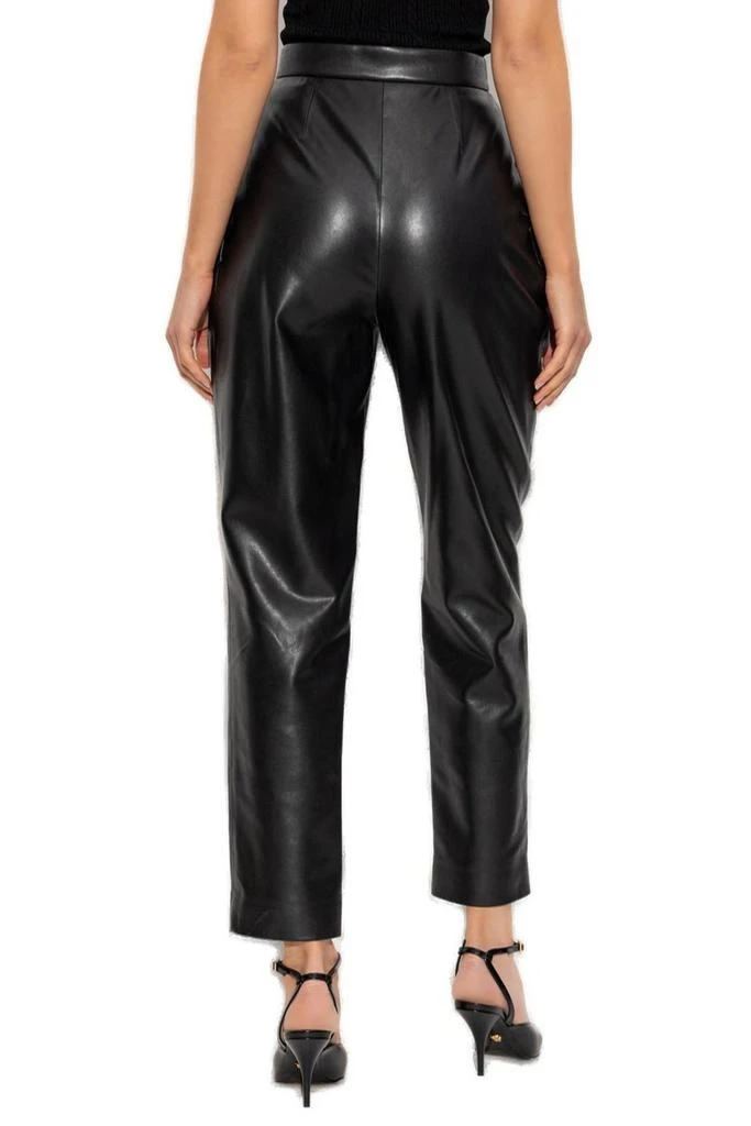 Balmain Balmain High-Waisted Faux Leather Trousers 3