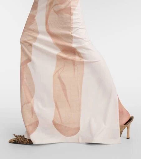 Acne Studios x Katerina Jebb printed maxi dress 5
