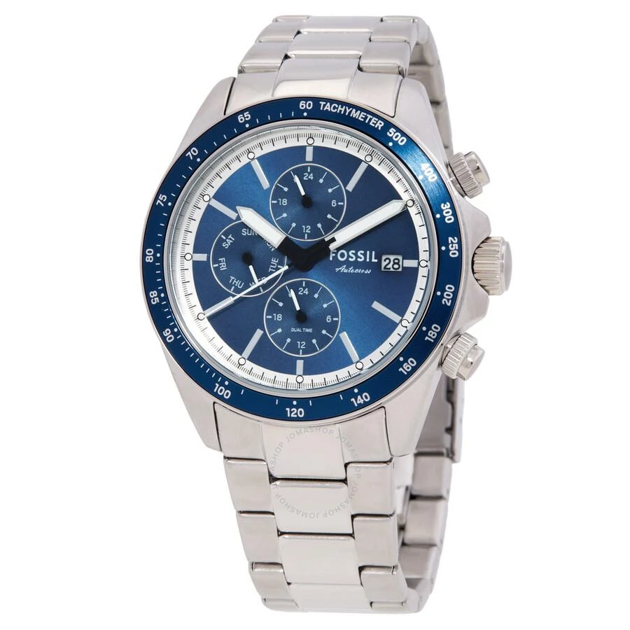 Fossil Autocross Multifunction Quartz Blue Dial Men's Watch BQ2869 1