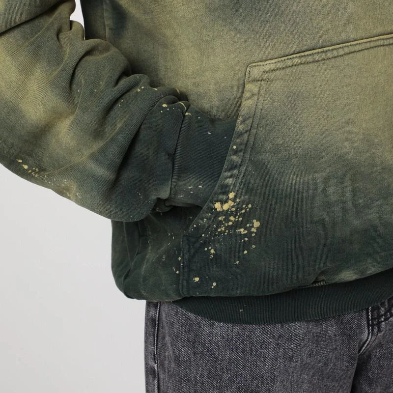 Basketcase Gallery Green/yellow gradient hoodie 4