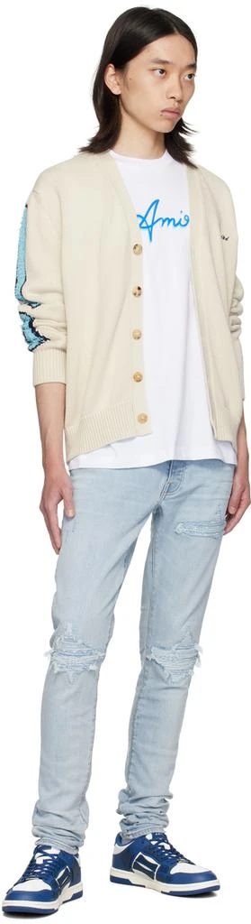 AMIRI Indigo MX1 Bandana Jacquard Jeans 4