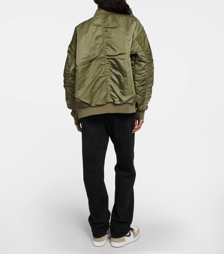 ジャケット・アウター NIKE AS W J REVERSIBLE BOMBER JKT KHAKI Nike Reversible Green Bomber Jacket | Wardrobe Icons