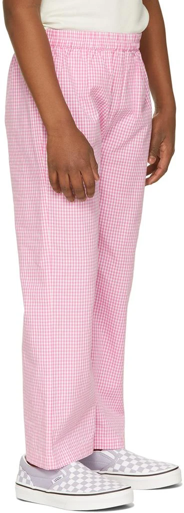 maed for mini Kids Pink Blocky Badger Trousers 3
