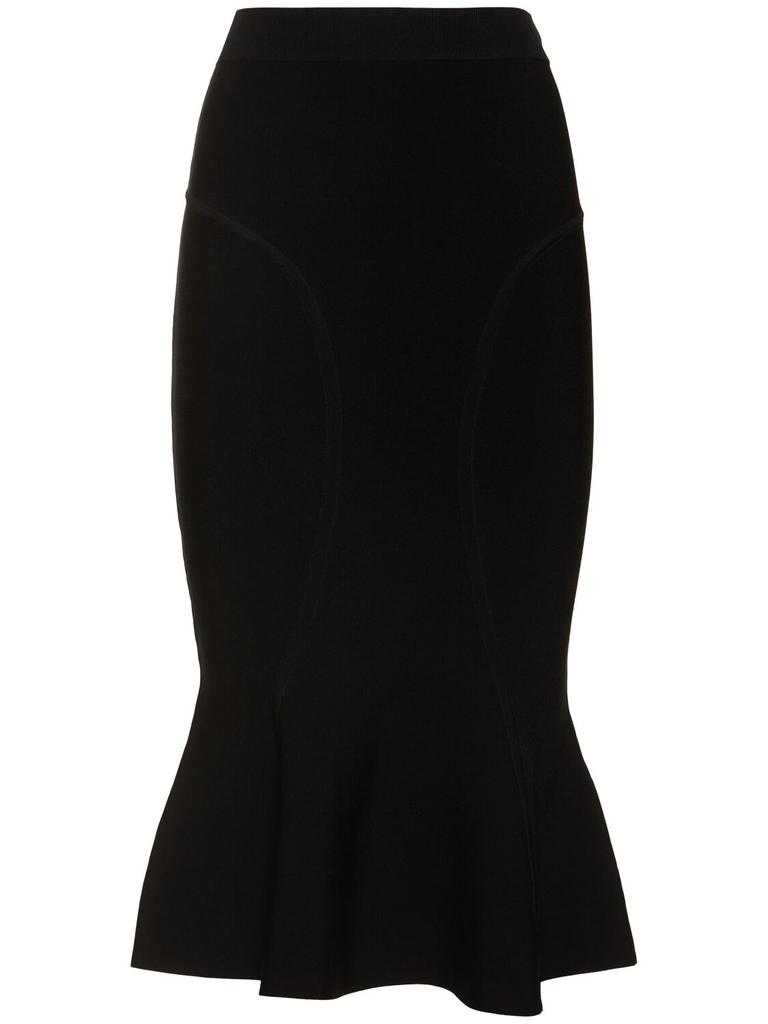 Nina Ricci Mermaid Knit Midi Skirt