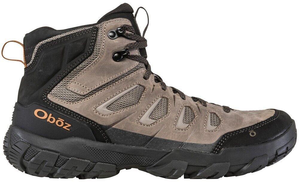 Oboz Sawtooth X Mid Men's 8.5 Brown Rockfall Nubuck Leather Hiking Boot RHS2315