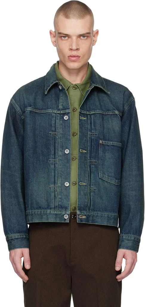 NEIGHBORHOOD Indigo Type-1 Washed Denim Jacket 1