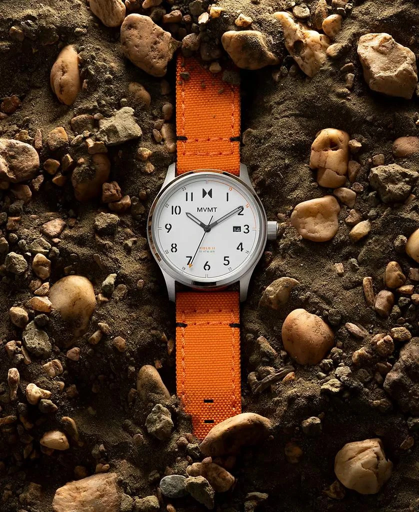 MVMT Field II Men's Orange Nylon Watch 41mm 8