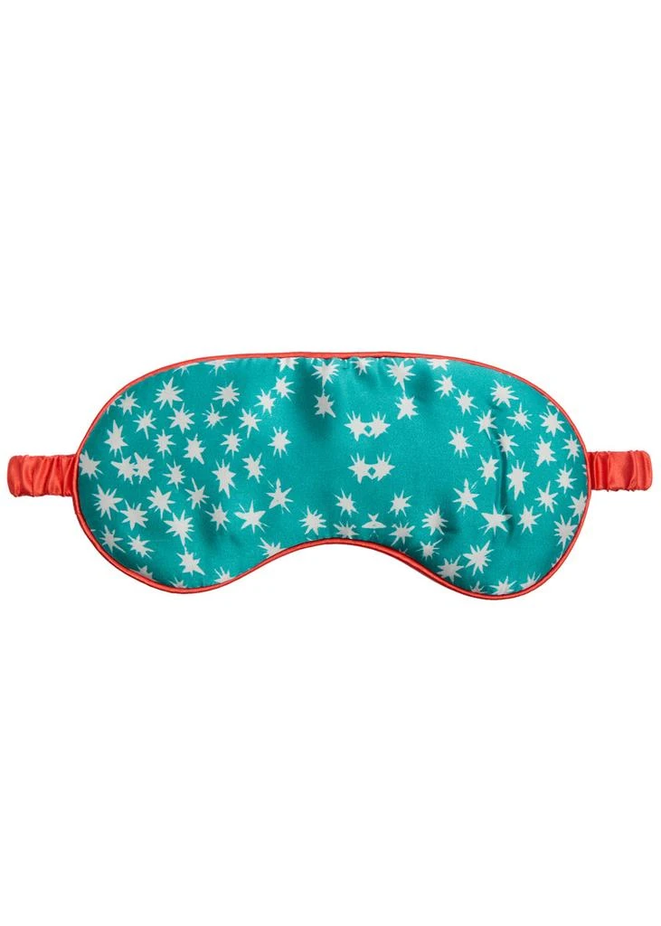JESSICA RUSSELL FLINT Tear Stars printed silk eye mask 1