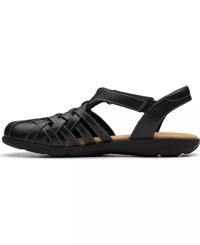 Clarks Collection Women's Elizabelle Mia Riptape Flat Sandals 6