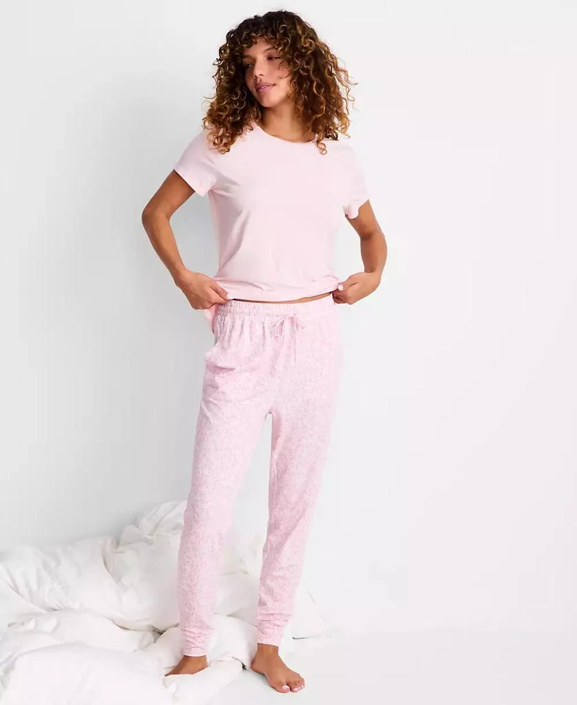 State of Day Women's Textured Knit Joggers, Macy's Exclusive 1