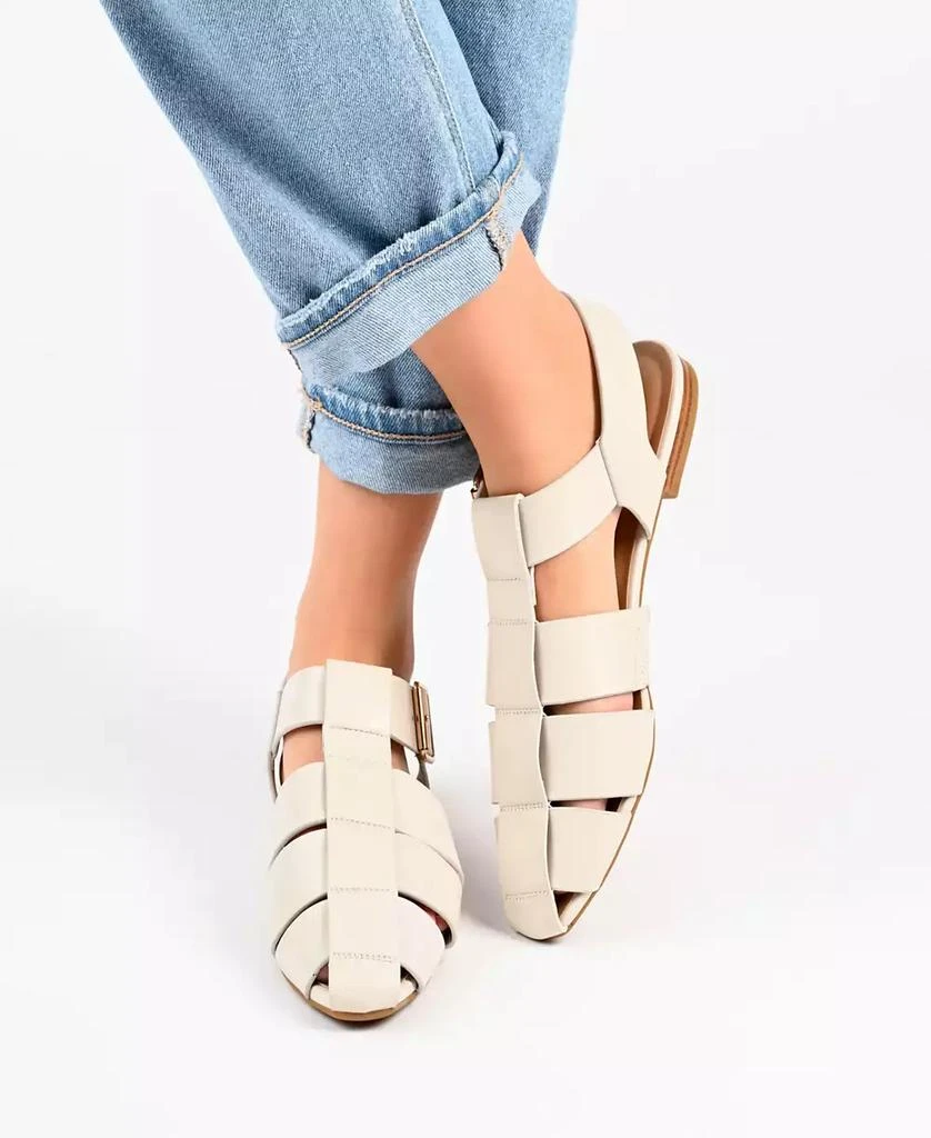 Journee Collection Women's Cailinna Caged Flats 6
