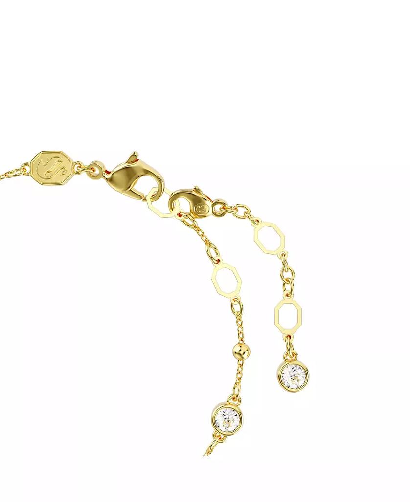 Swarovski Round Cut, White, Gold-Tone Imber Bracelet