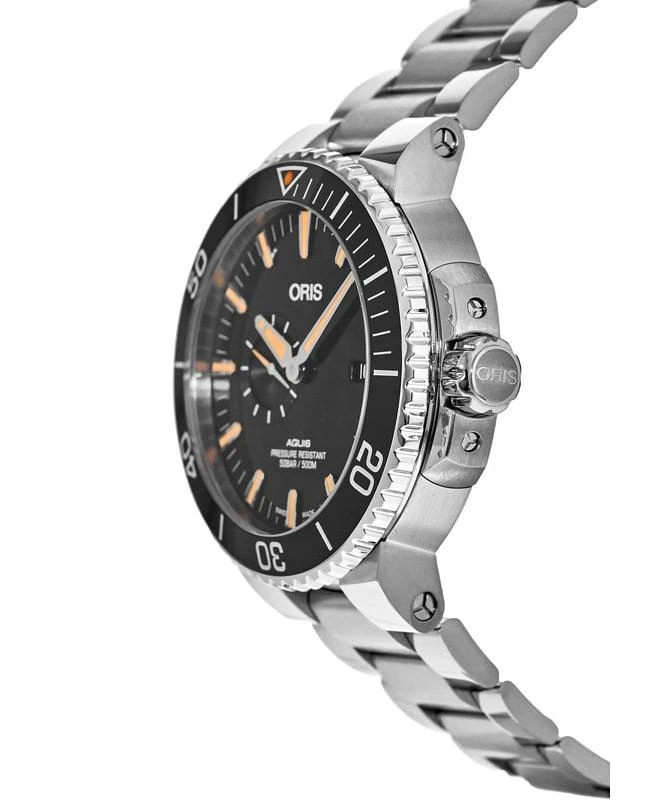 Oris Oris Aquis Small Second, Date Ceramic Bezel Men's Watch 01 743 7733 4159-07 8 24 05PEB 3