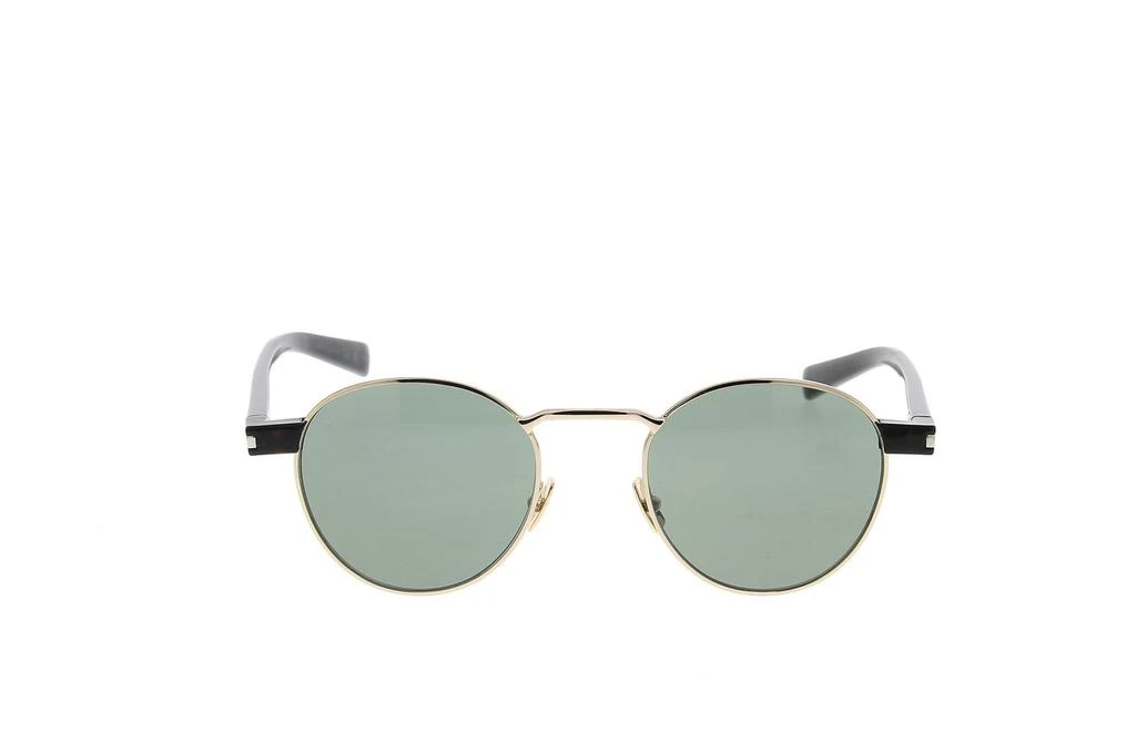 Saint Laurent unisex round white frame sunglasses Saint Laurent Sun SL 276 Mica 056 Sunglasses - US main image 4