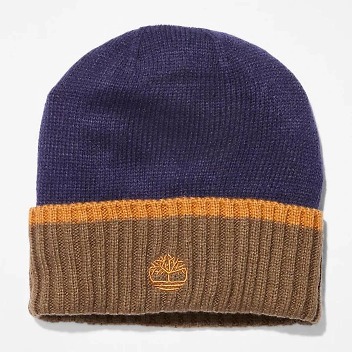 Timberland All Gender Beanie and Glove Gift Set in Navy 2