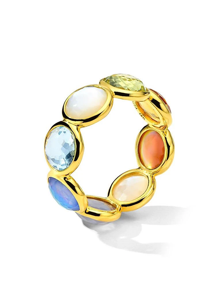 Ippolita Lollipop Wildflower 18K Yellow Gold & Multi-Stone Band Ring 1
