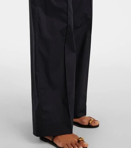 Plan C High-rise cotton straight pants 5