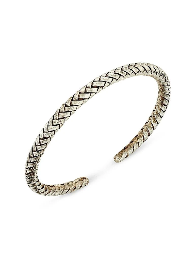 Jan Leslie Sterling Silver Braided Cuff 1