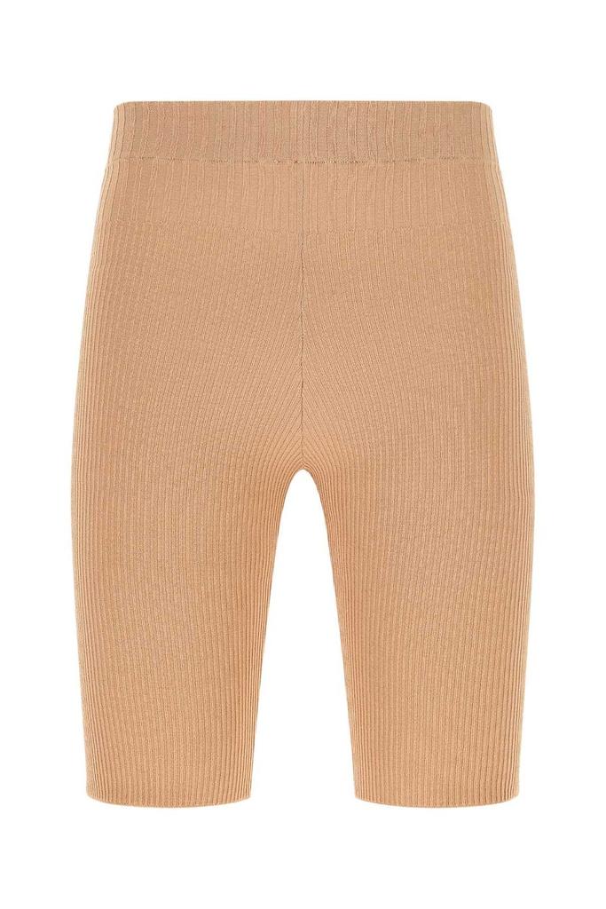 ANDREA ADAMO Andrea Adamo High-Waist Ribbed Shorts