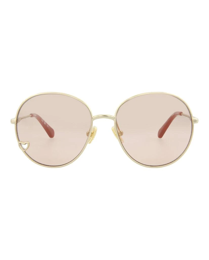 Chloé Round-Frame Metal Sunglasses 1