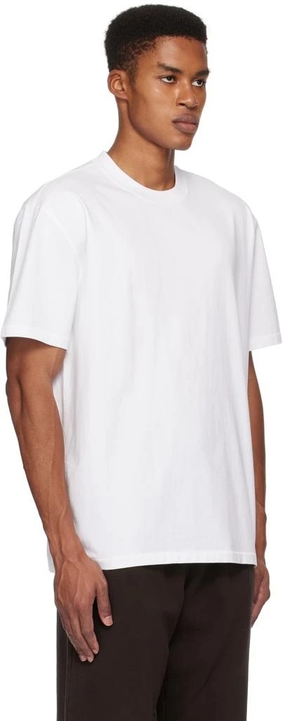 SKIMS White Heavyweight Cotton Relaxed T-shirt 2