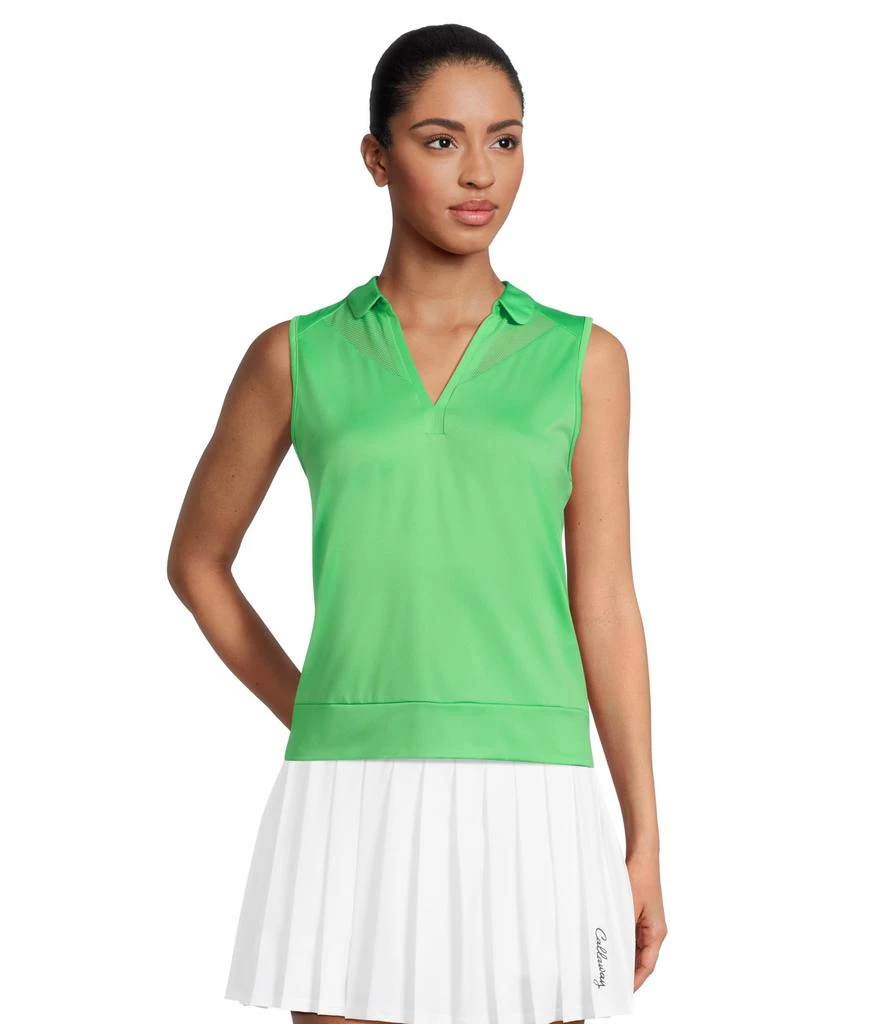 Callaway Sleeveless Top With Mesh Inserts 1