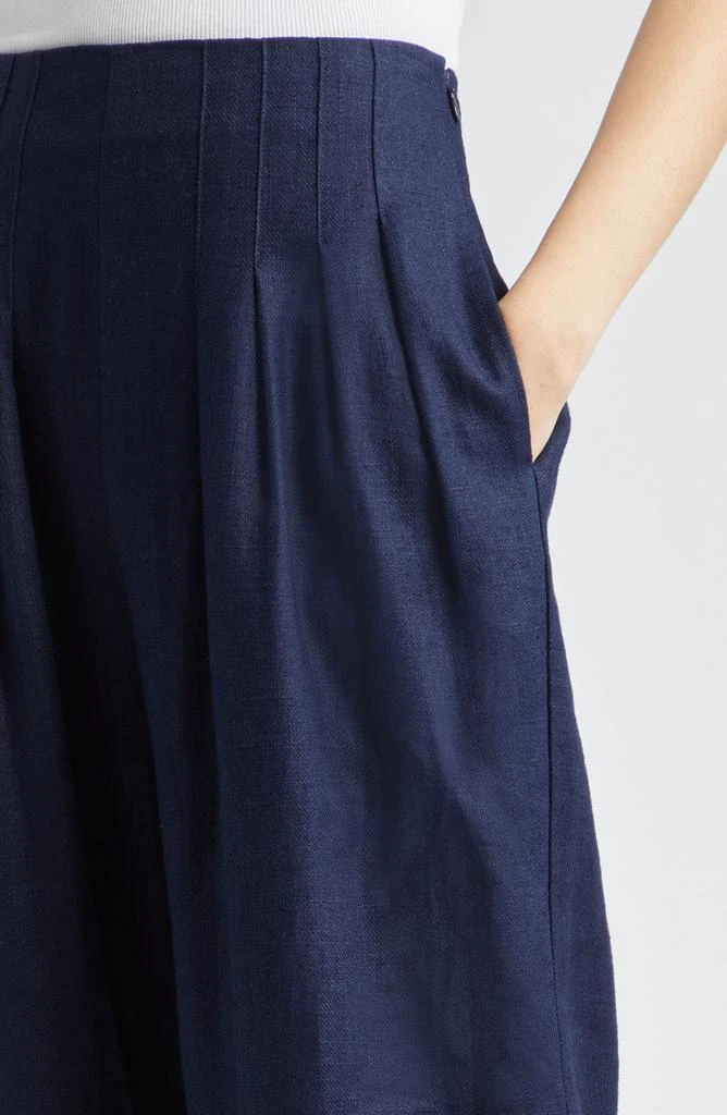 Ramy Brook Dalia Pleated Wide Leg Pants 5
