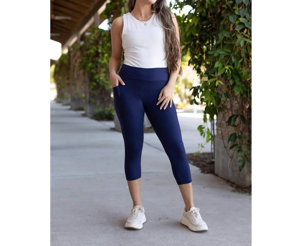 Julia Rose Julia Rose - Nova Capri Pants With Pocket