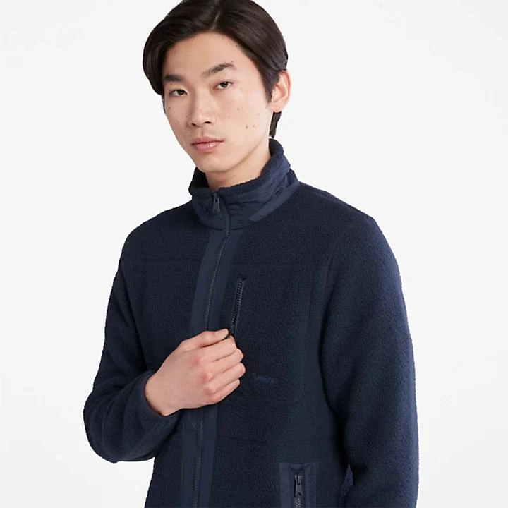 Timberland Sherpa Fleece Jacket for Men in Navy 5