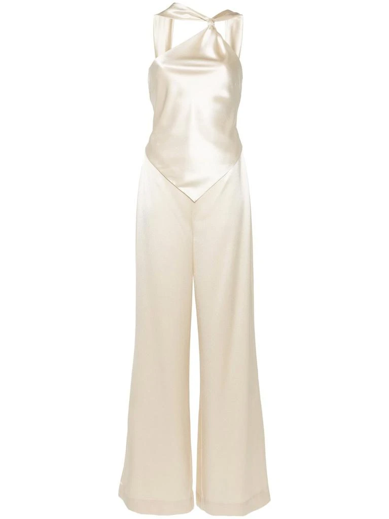 retrofête Retrofete Ensley Asymmetric Neck Jumpsuit 1
