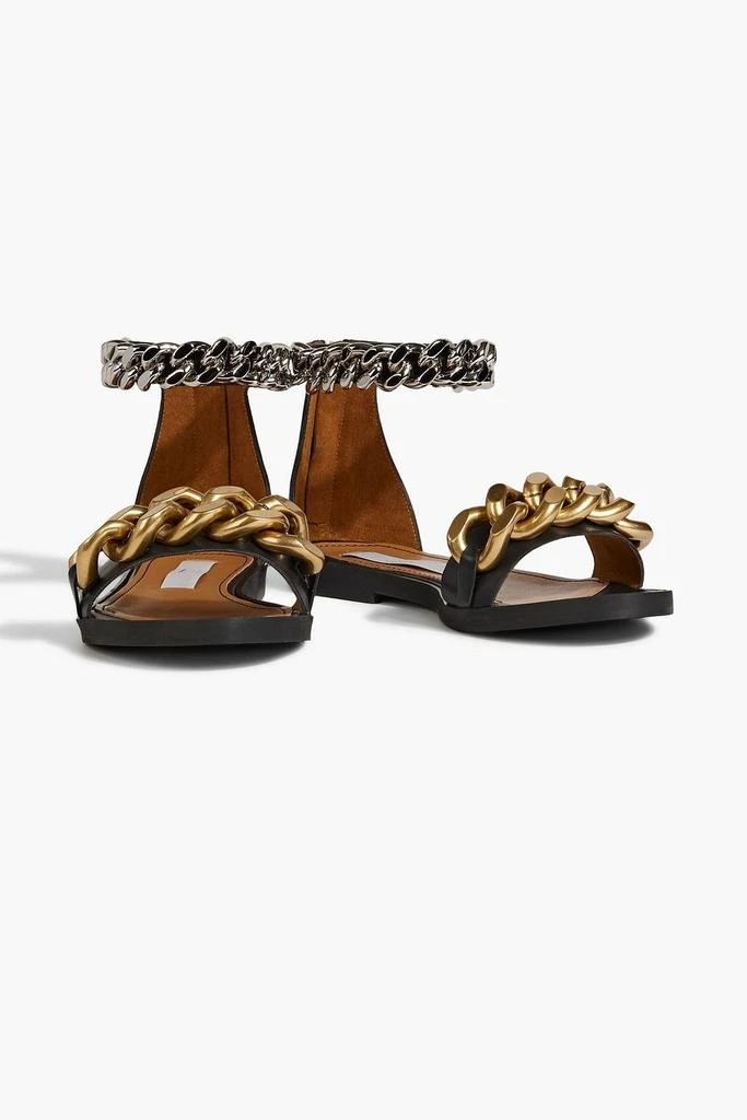 Stella McCartney Falabella chain-embellished faux leather sandals 2