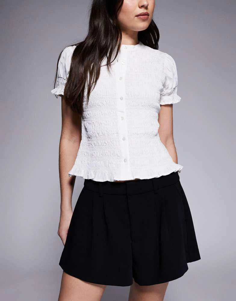 Good American Good American soft stretch ponte pull on capris co-ord in black