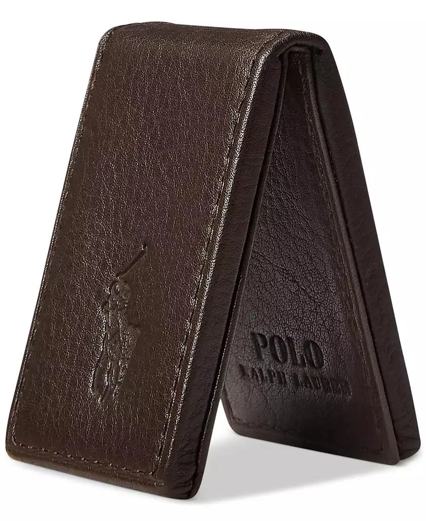 Polo Ralph Lauren Men's Pebbled Leather Money Clip 2