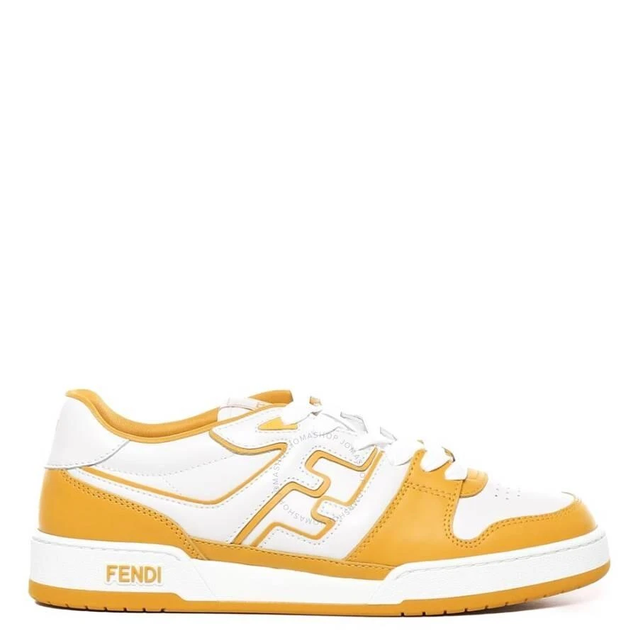 Fendi Leather Low-Top Match Sneakers 1