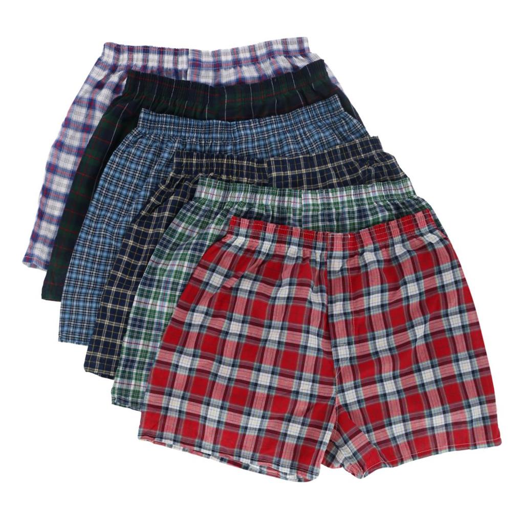 The Loom Men's Tartan Boxers Assorted (6 Pack)
