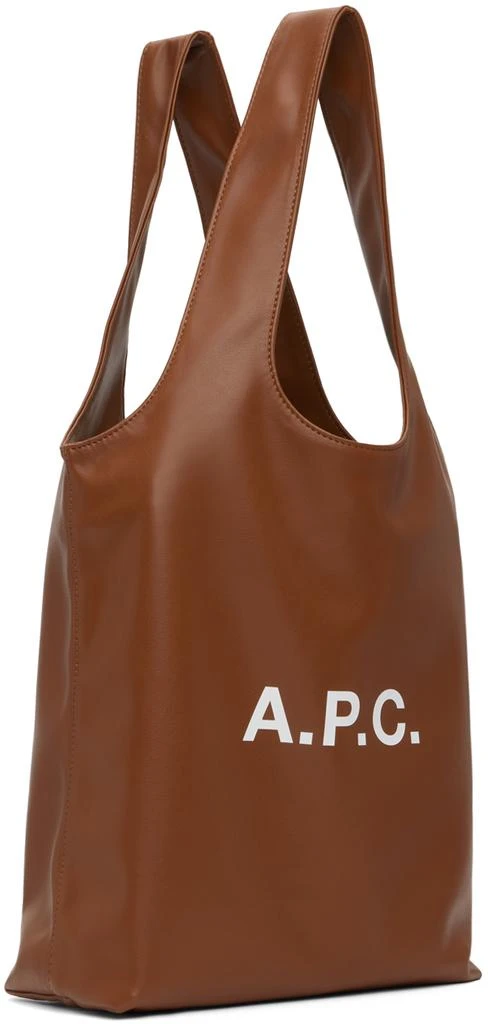 A.P.C. Brown Ninon Small Tote 2
