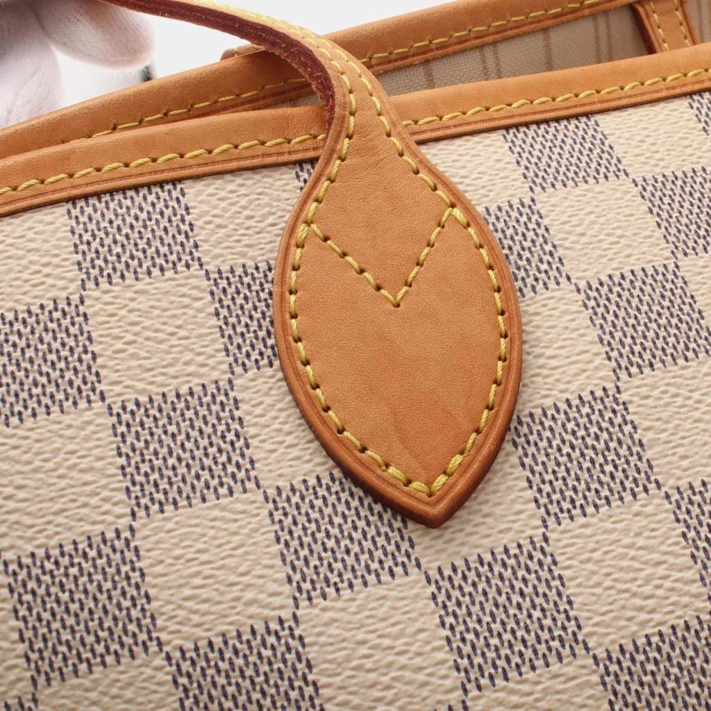 Louis Vuitton Louis Vuitton White Damier Azur Canvas Neverfull MM Tote Bag 4