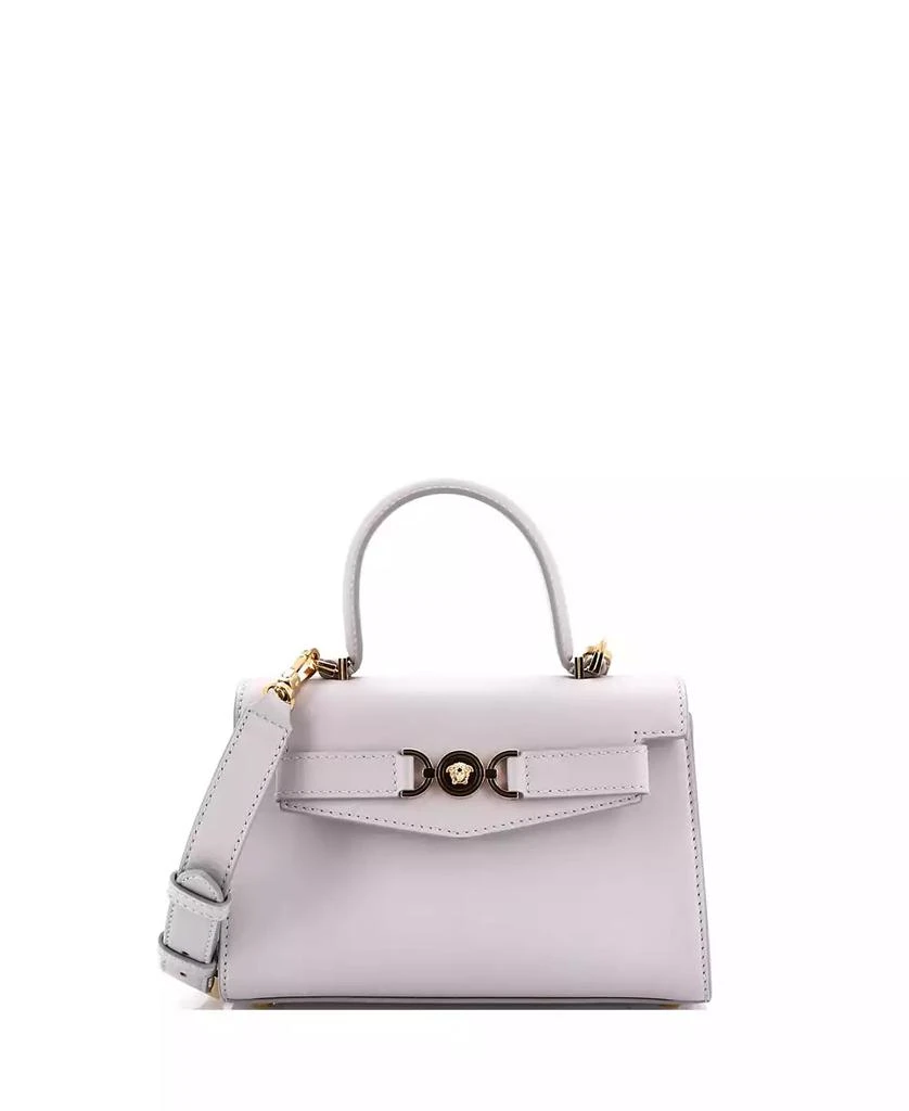 Pre-Owned Versace Small Medusa 95 Top Handle Bag Leather 1