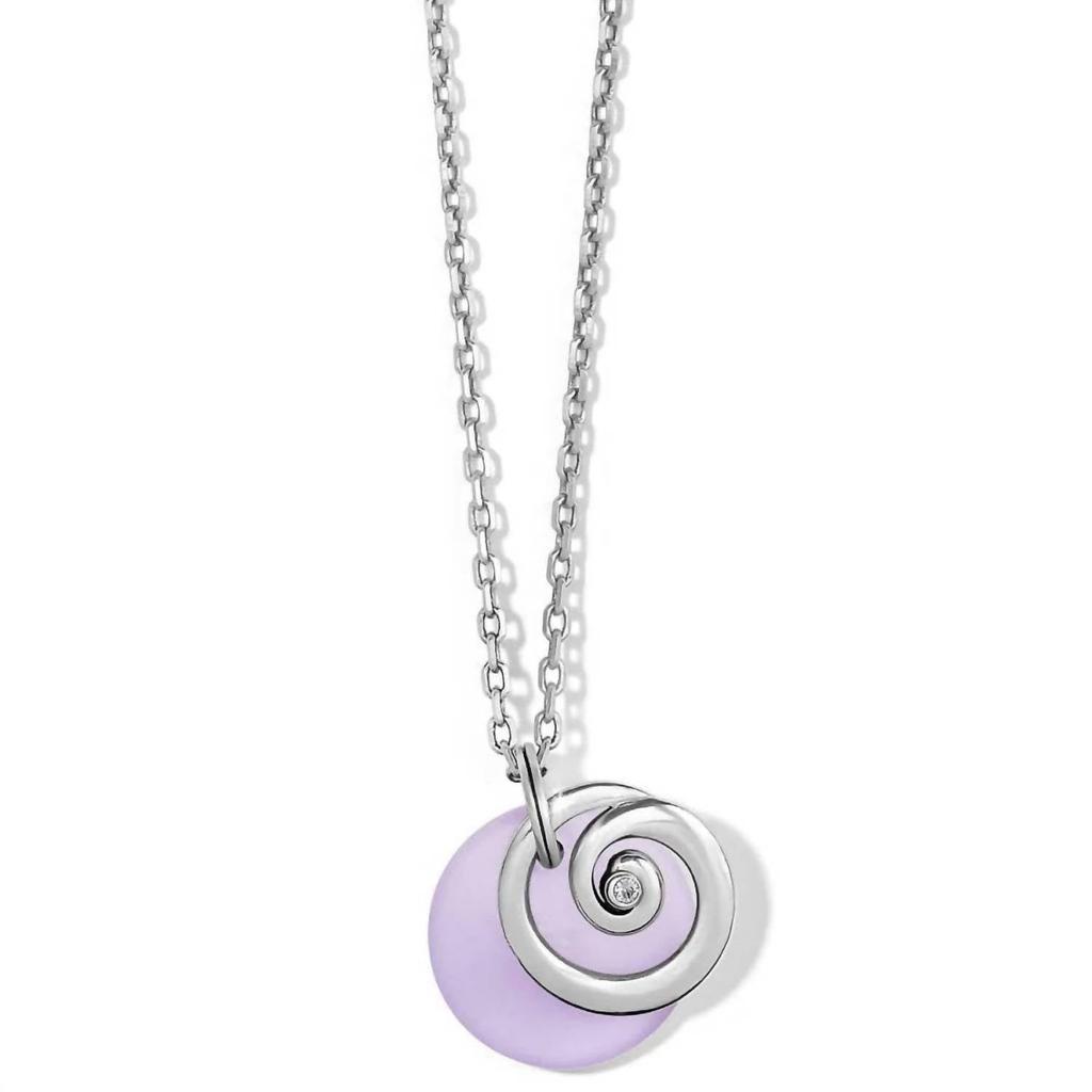 Brighton Women's Contempo Glass Candy Necklace In Silver-Purple