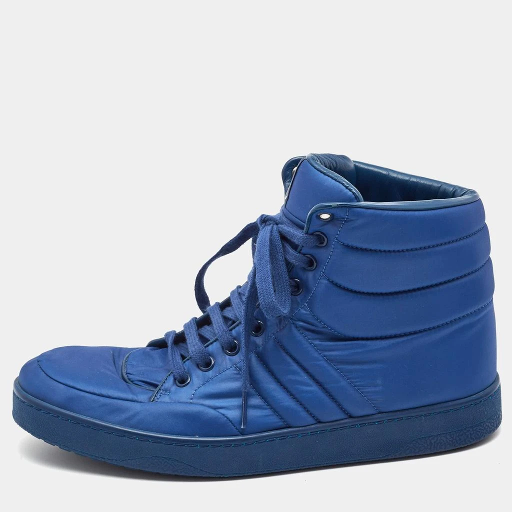Gucci Gucci Blue Nylon Coda High Top Sneakers Size 41.5 1