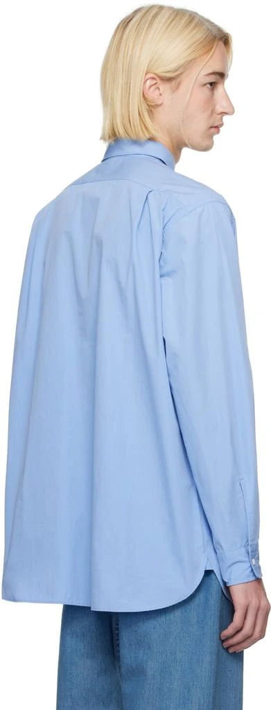 Nanamica Blue Regular Collar Wind Shirt 3