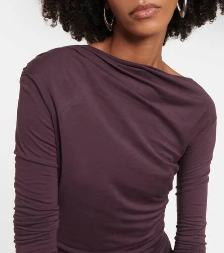 Rick Owens Lilies draped jersey top 4