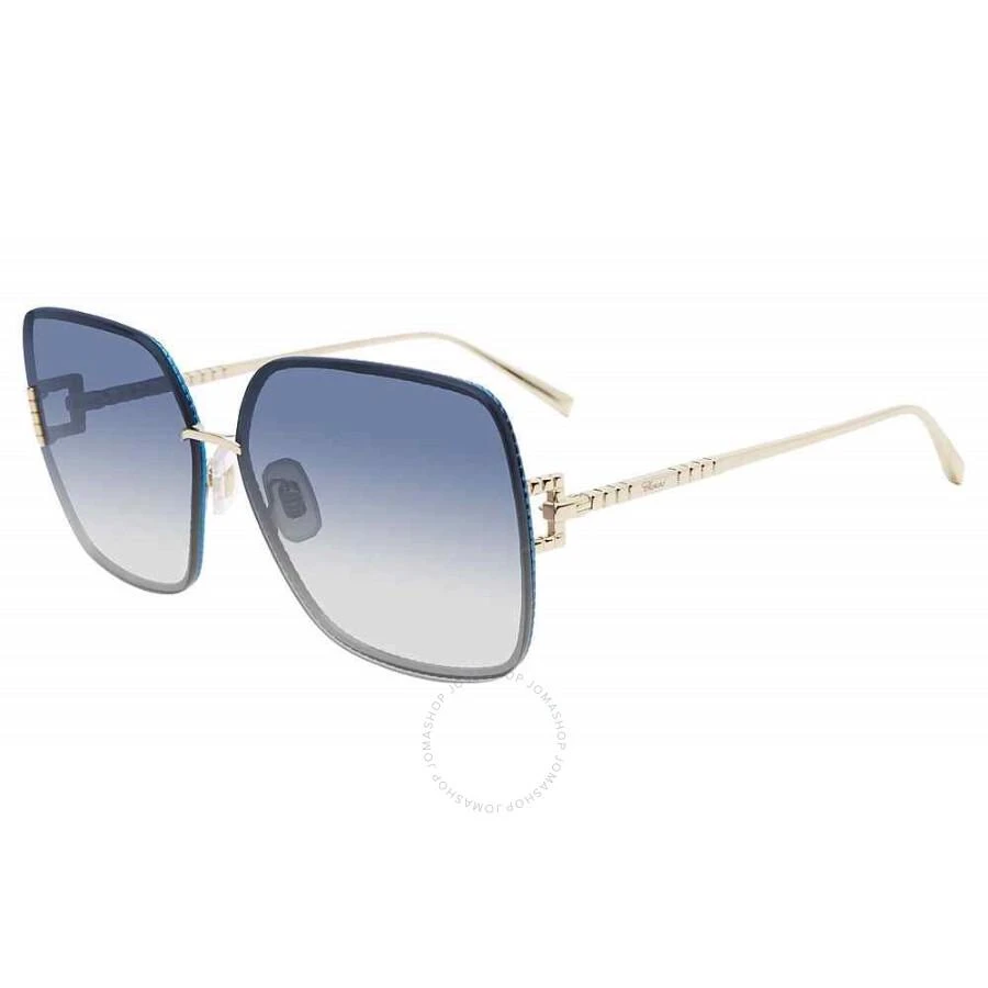 Chopard Chic Hexagonal Sunglasses With Metallic Finish - NWT Oversized Hexagonal Sunglasses With Metallic Finish And  main image 2