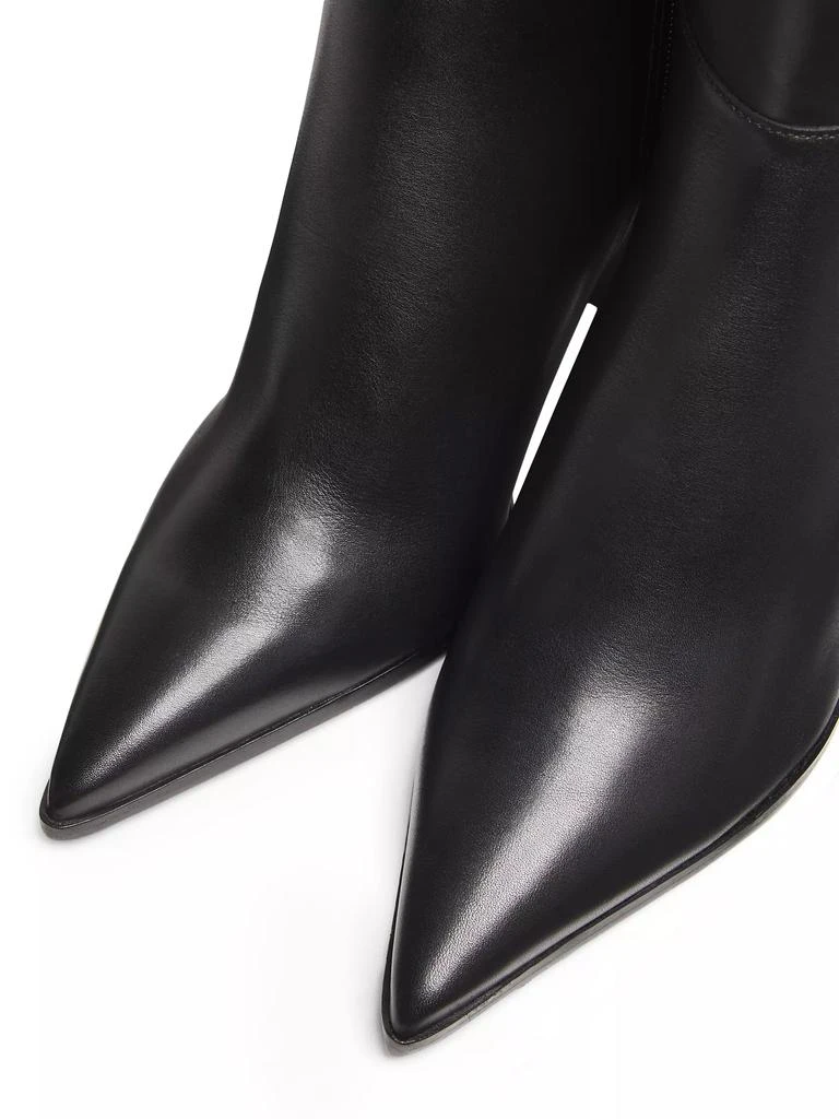 Schutz Mikki Up 90MM Leather Block-Heel Boots 4