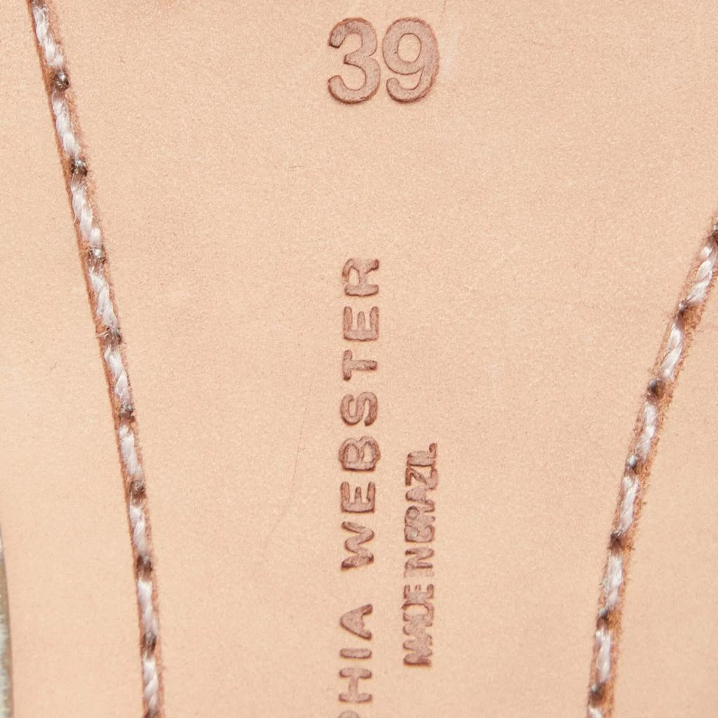 Sophia Webster Sophia Webster Meatllic Leather Clementine Lace-Up Knee High Gladiator Sandals Size 39 8