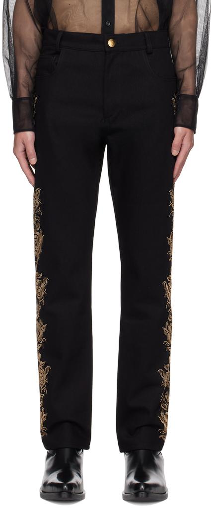 Shop Black Rose Studded Jeans on Sale at BeyondStyle – Get 74% Off