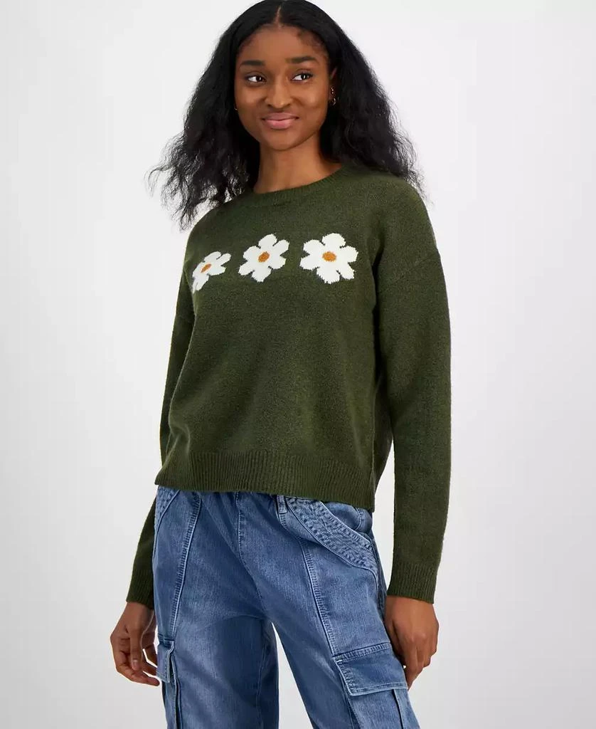 Hooked Up by IOT Juniors' "It Girl" Crewneck Sweater 1