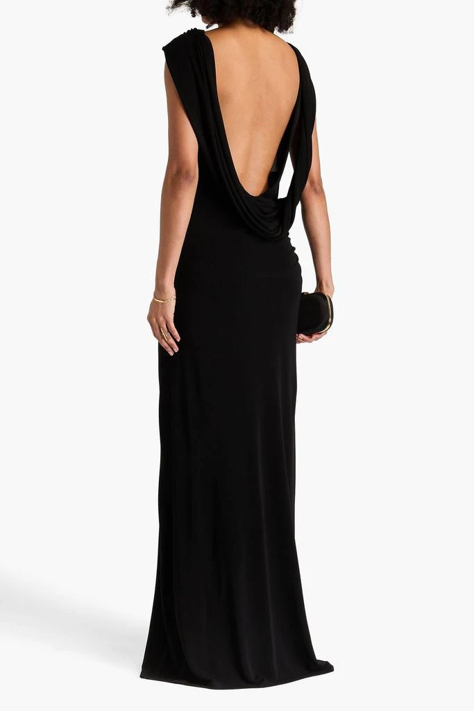 Alberta Ferretti Draped jersey gown 3
