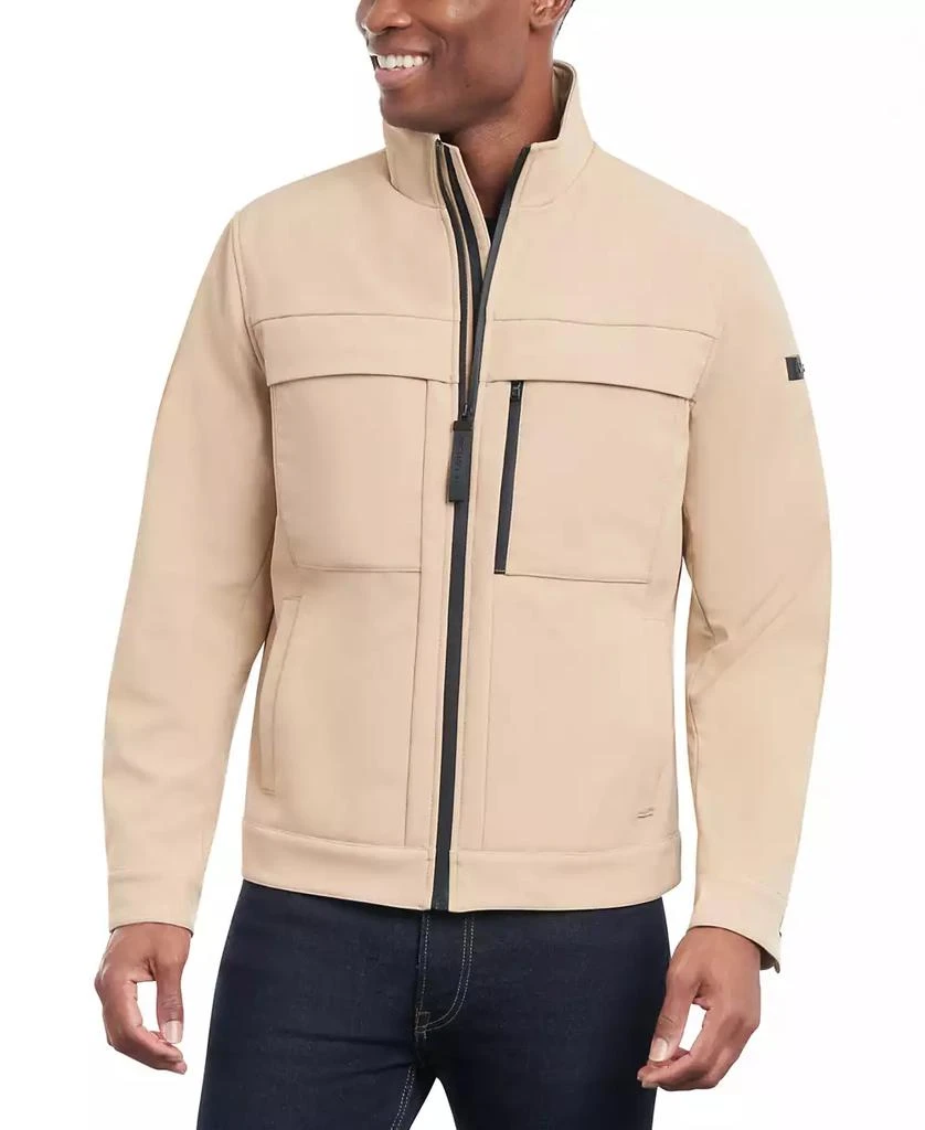 Michael Kors Men's Dressy Full-Zip Soft Shell Jacket 1